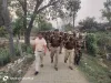लोकसभा चुनाव के दृष्टिगत पुलिस द्वारा अर्धसैनिक बलों के साथ किया गया एरिया डोमिनेशन / फ्लैग मार्च