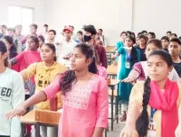 शासकीय महाविद्यालय साजा में विद्यार्थियों ने टीबी मुक्त भारत की ली शपथ