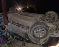 Bareilly Road Accident: कार अनियंत्रित होकर खंभे से टकराई...दो की मौत, दो घायल
