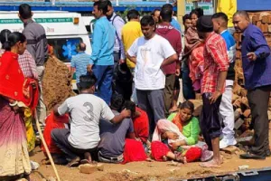 हिनू में दीवार गिरी, दो बच्चों की दबने की मौत