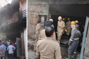 Kanpur Fire: रिहायशी इलाके में अवैध बाइक वाइजर फैक्ट्री में आग...धुआं निकलता देख आस-पड़ोस के लोग घरों से निकले